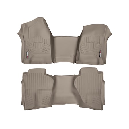 Front And Rear Floorliners - Over The Hump,455431-455423